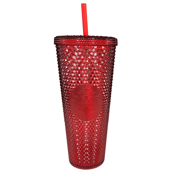 Starbucks China 2020 Studded Tumbler Set Black/Gold Glitter, Red, Gold, Rainbow - Picture 8 of 16